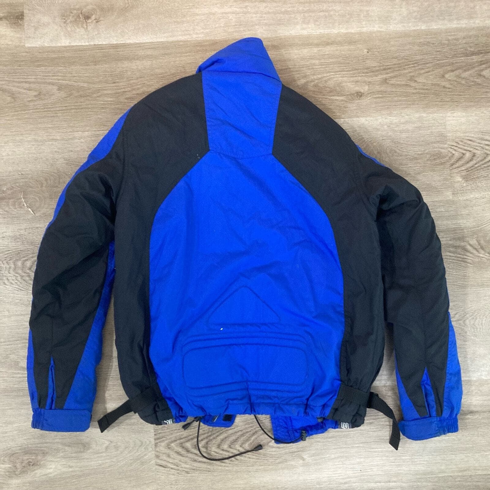 Spyder Boys Puffer Ski Jacket Size 18 Blue/Black/White Full Zip Winter Sports - Thumbnail 5