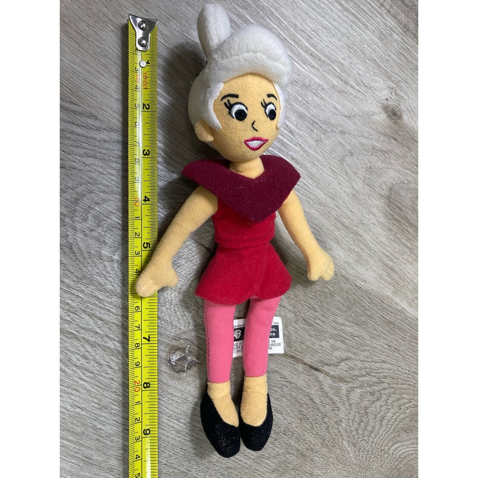 Vintage 1999 Warner Bros. Judy Jetson Plush Bean Bag Doll 8" The Jetsons - Thumbnail 4