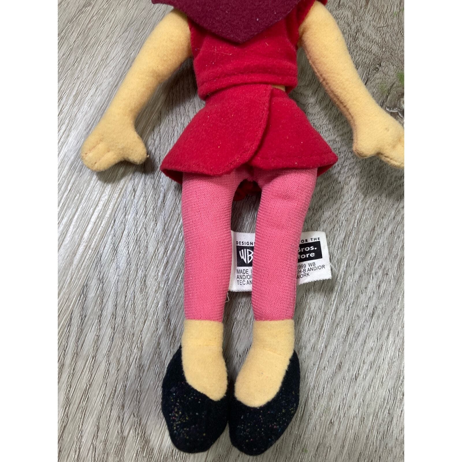 Vintage 1999 Warner Bros. Judy Jetson Plush Bean Bag Doll 8" The Jetsons - Thumbnail 6