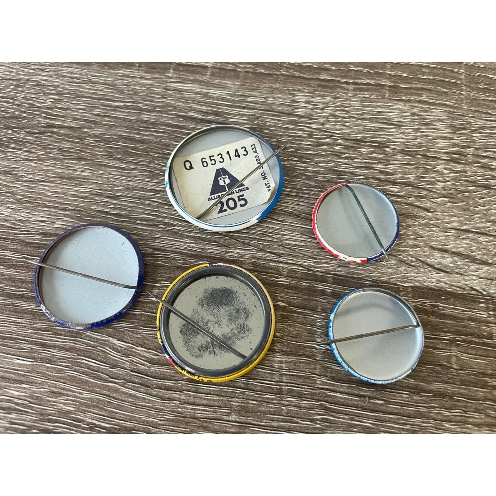 1972 Campaign Buttons Lot Nixon Agnew McGovern Shriver Political Pinbacks 6pc - Thumbnail 5
