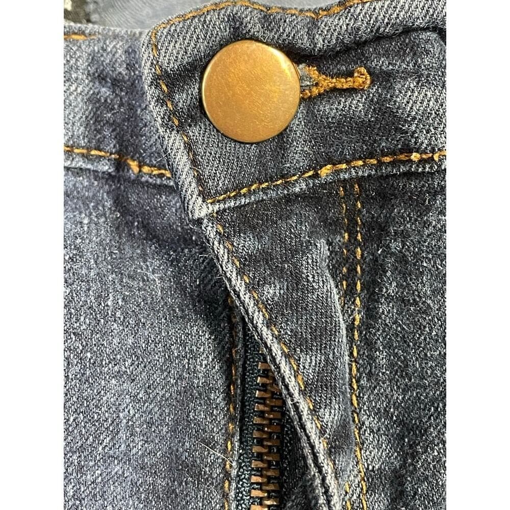 Forever 21 Women's Size 27 Blue Skinny Jeans Mid Rise Stretch Denim - Thumbnail 7