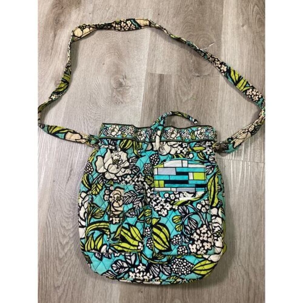 Vera Bradley Island Blooms Cinch-Top Backpack Multicolored Women's - Thumbnail 6