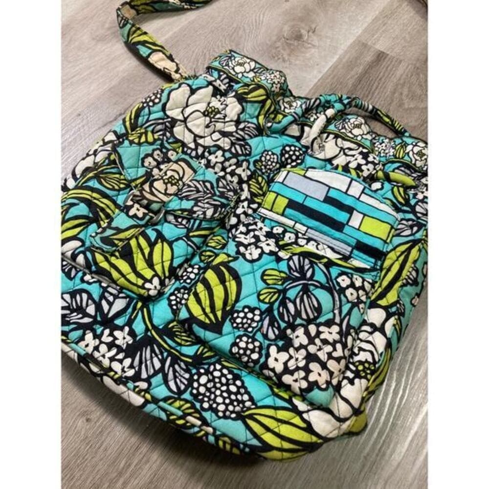 Vera Bradley Island Blooms Cinch-Top Backpack Multicolored Women's - Thumbnail 7