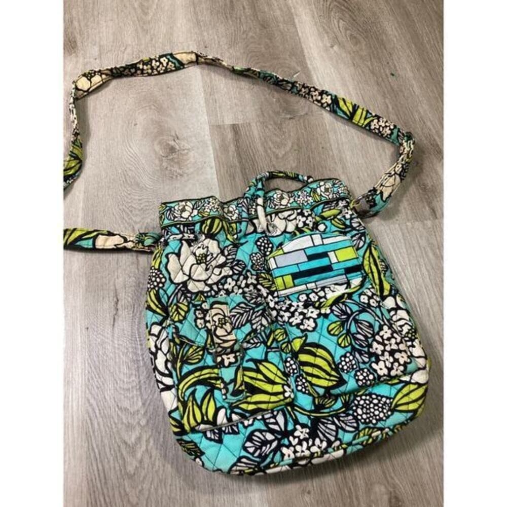 Vera Bradley Island Blooms Cinch-Top Backpack Multicolored Women's - Thumbnail 9