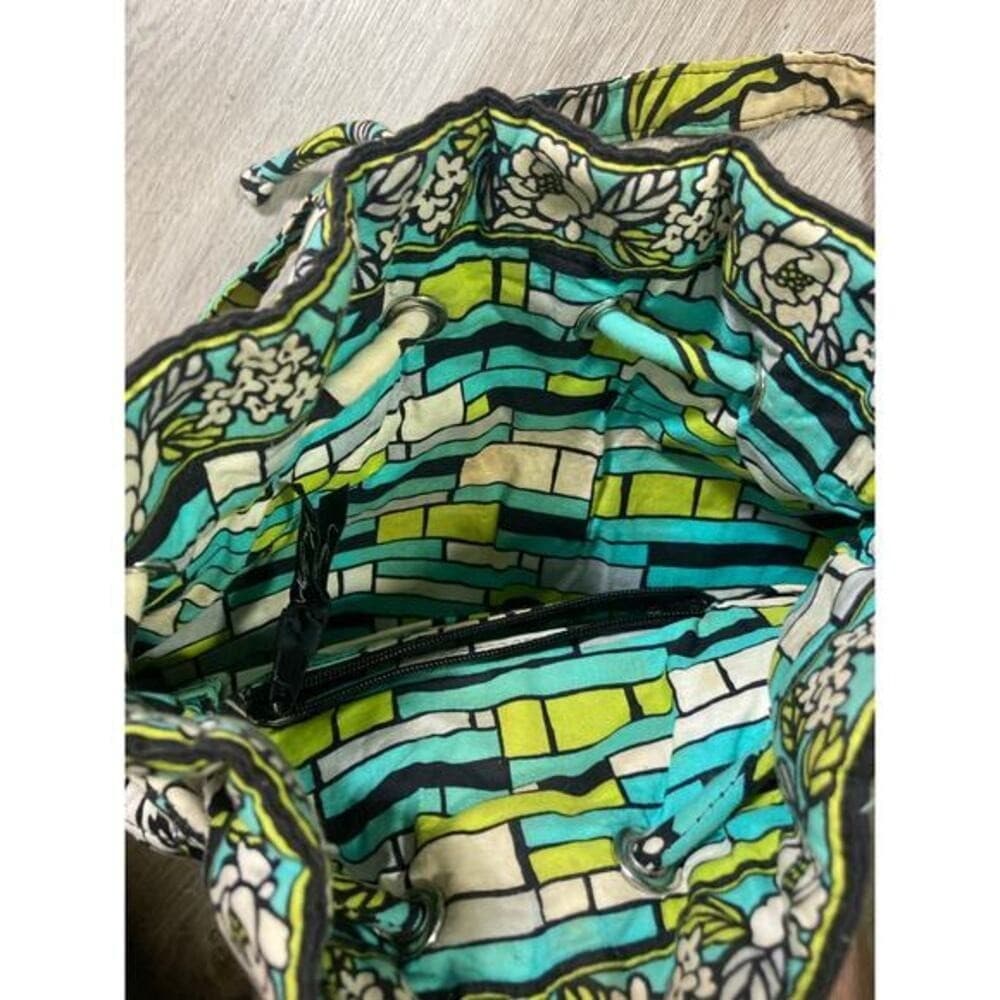 Vera Bradley Island Blooms Cinch-Top Backpack Multicolored Women's - Thumbnail 13