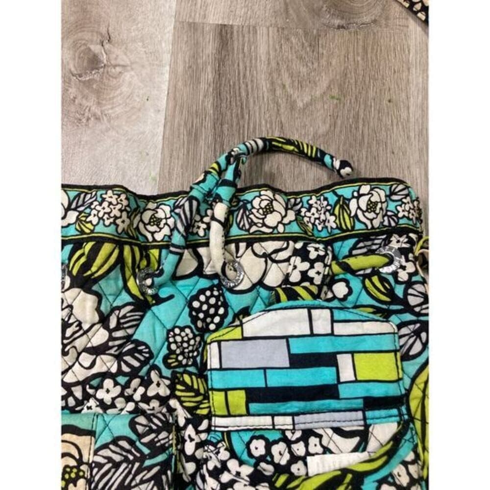 Vera Bradley Island Blooms Cinch-Top Backpack Multicolored Women's - Thumbnail 8