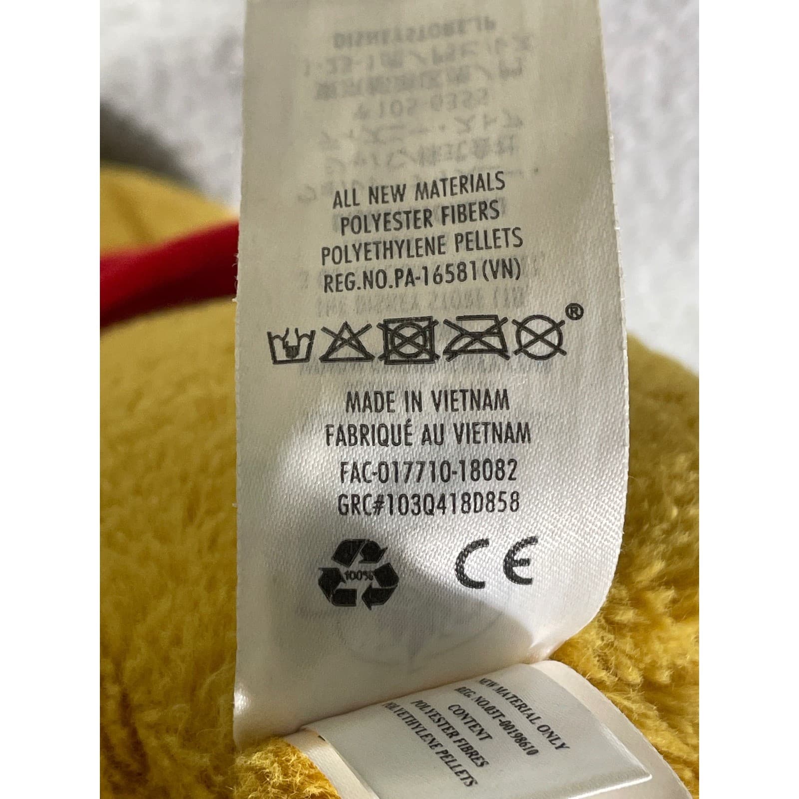Disney Winnie the Pooh Plush Doll Stuffed Animal Yellow Red Shirt Gift Toy - Thumbnail 11