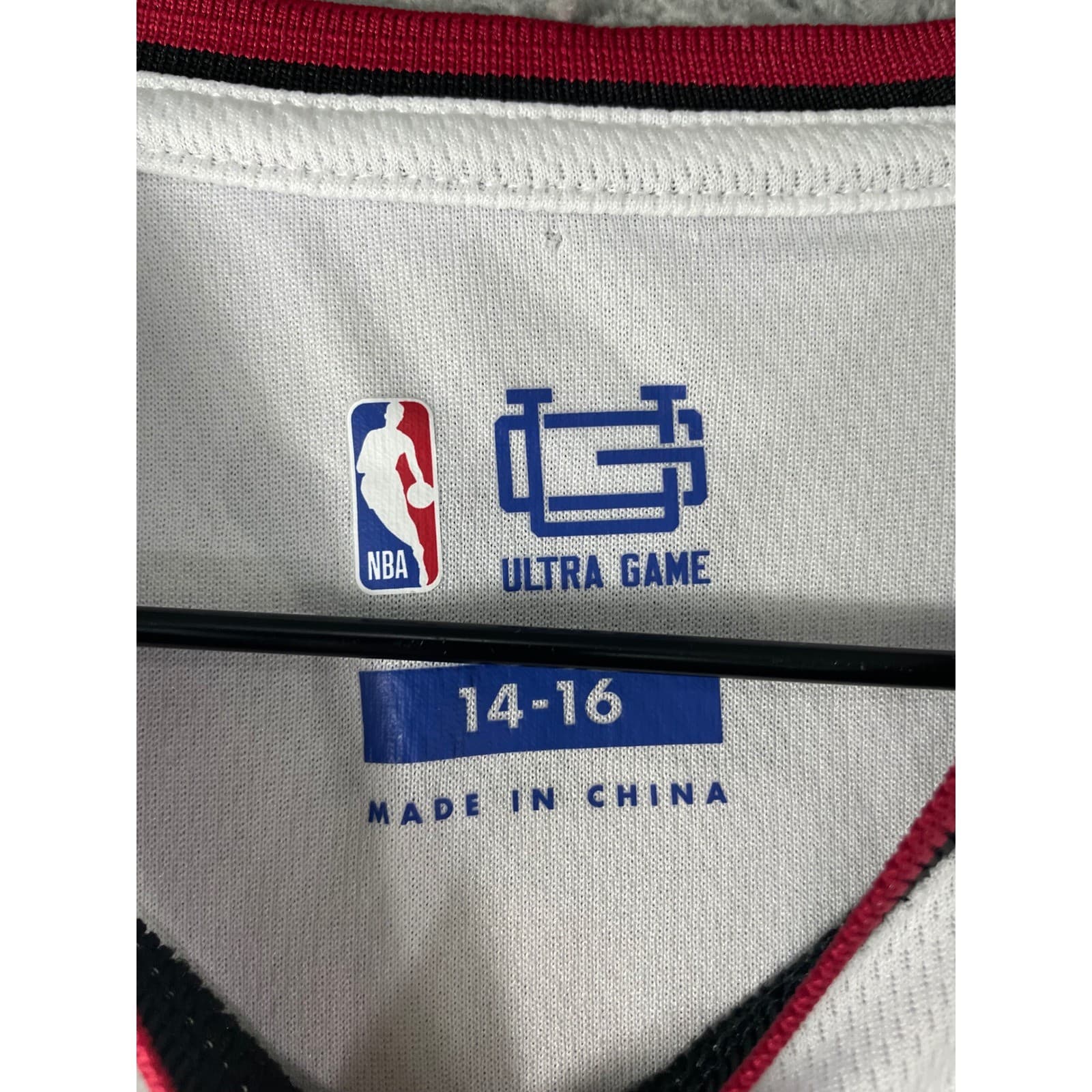 Miami Heat Youth NBA Basketball Jersey White Ultra Game Size 14-16 - Thumbnail 6