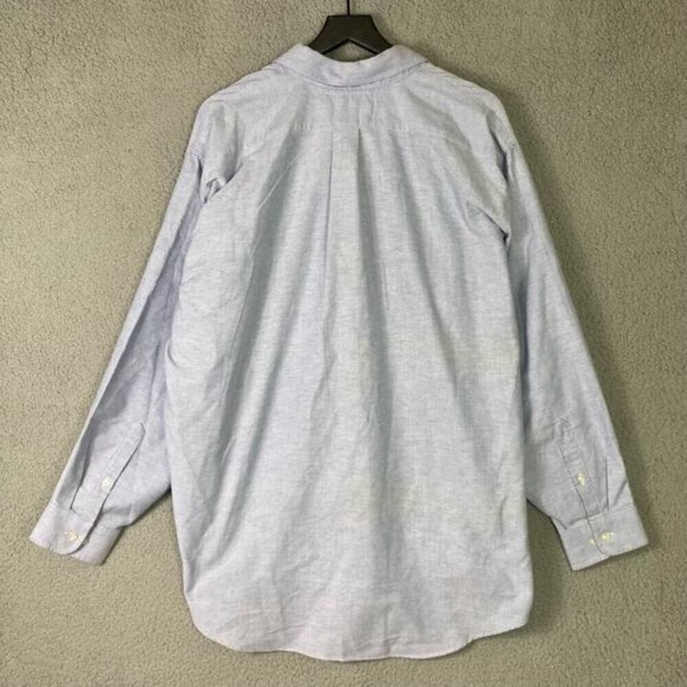 Casual Country Men's 2XL Blue Long Sleeve 100% Cotton Button-Up Dress Shirt NEW - Thumbnail 5
