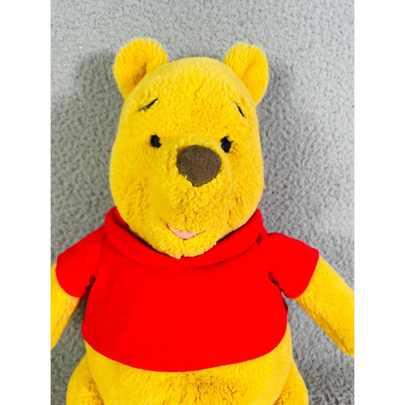 Disney Winnie the Pooh Plush Doll Stuffed Animal Yellow Red Shirt Gift Toy - Thumbnail 5