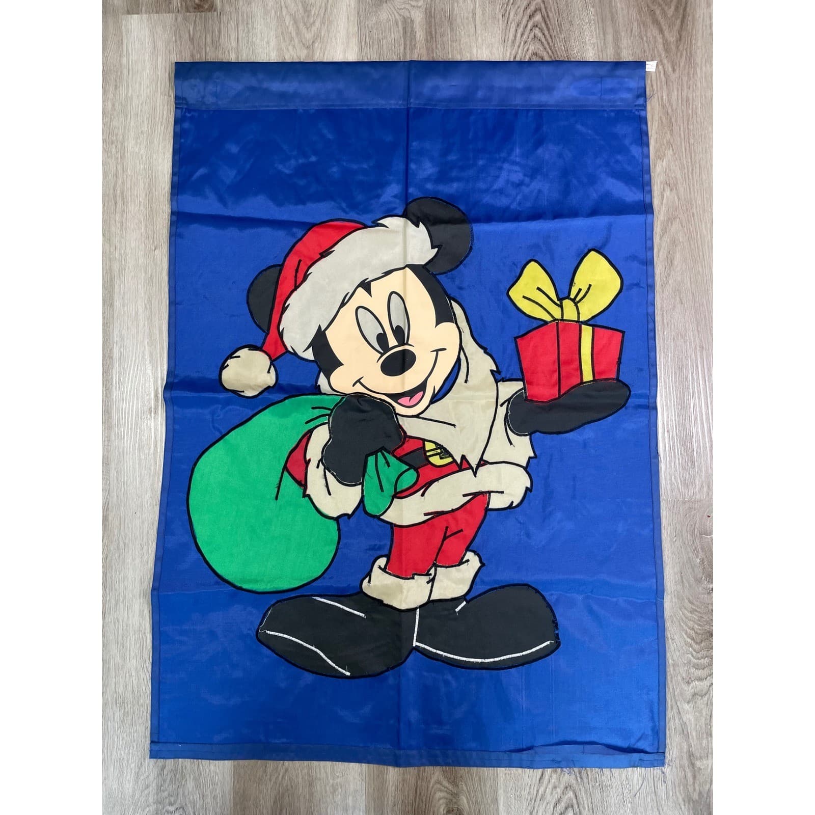 Disney Mickey Mouse Santa Christmas Garden Flag Holiday Decor - Thumbnail 10