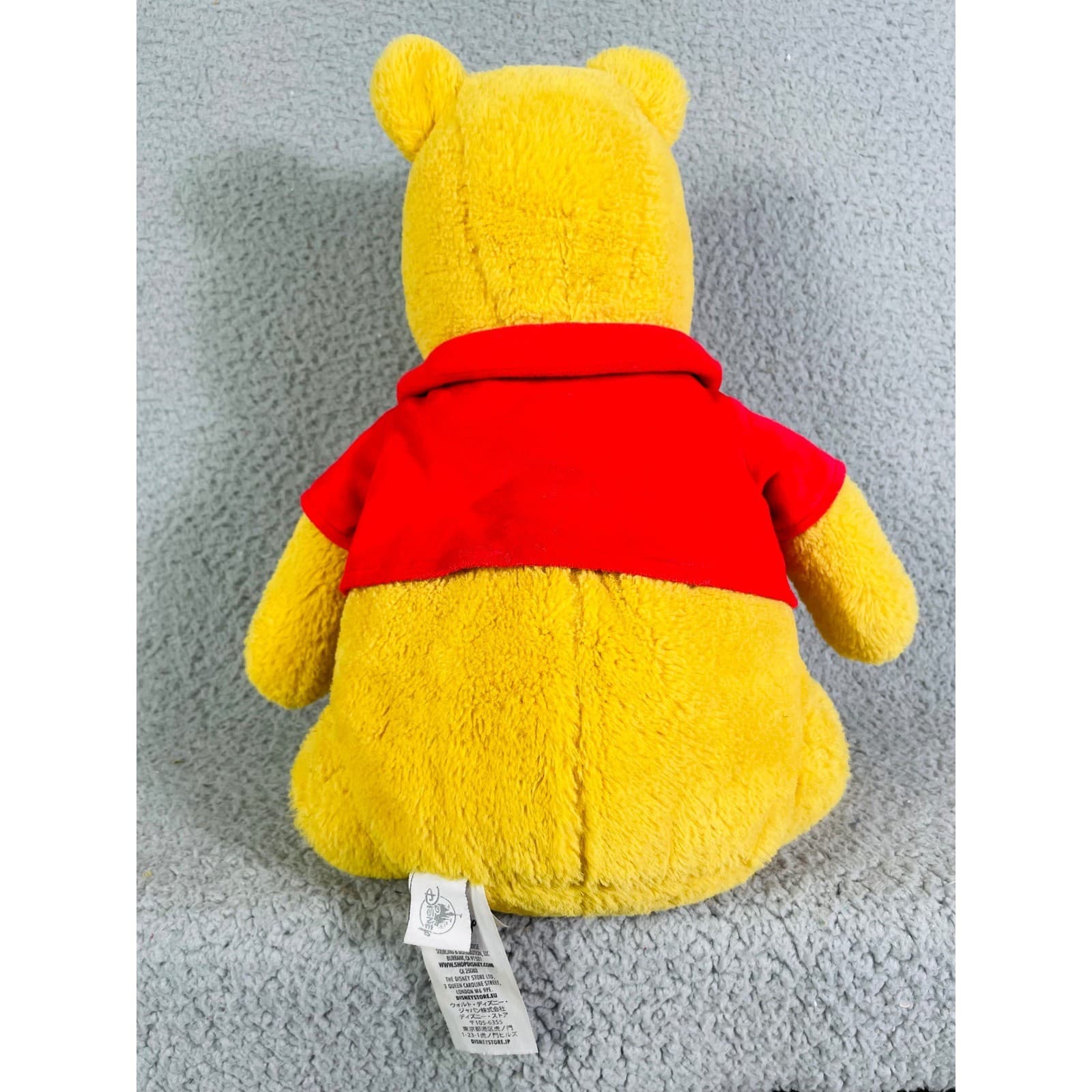 Disney Winnie the Pooh Plush Doll Stuffed Animal Yellow Red Shirt Gift Toy - Thumbnail 7
