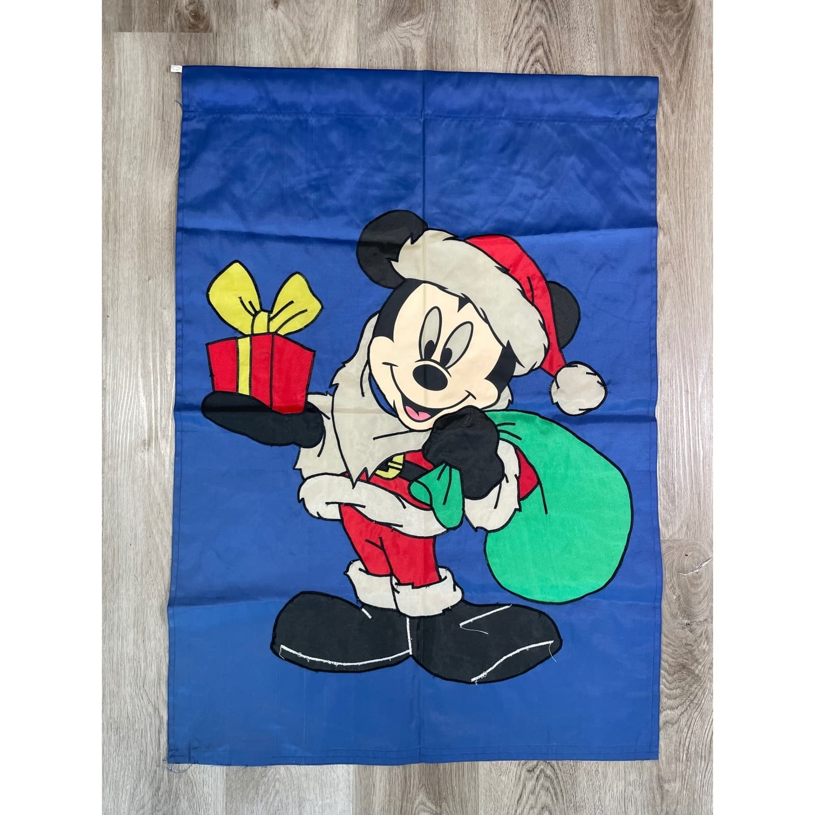 Disney Mickey Mouse Santa Christmas Garden Flag Holiday Decor - Thumbnail 5