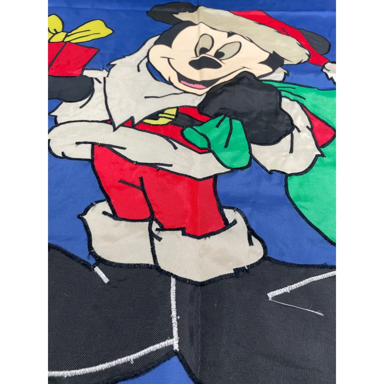 Disney Mickey Mouse Santa Christmas Garden Flag Holiday Decor - Thumbnail 8