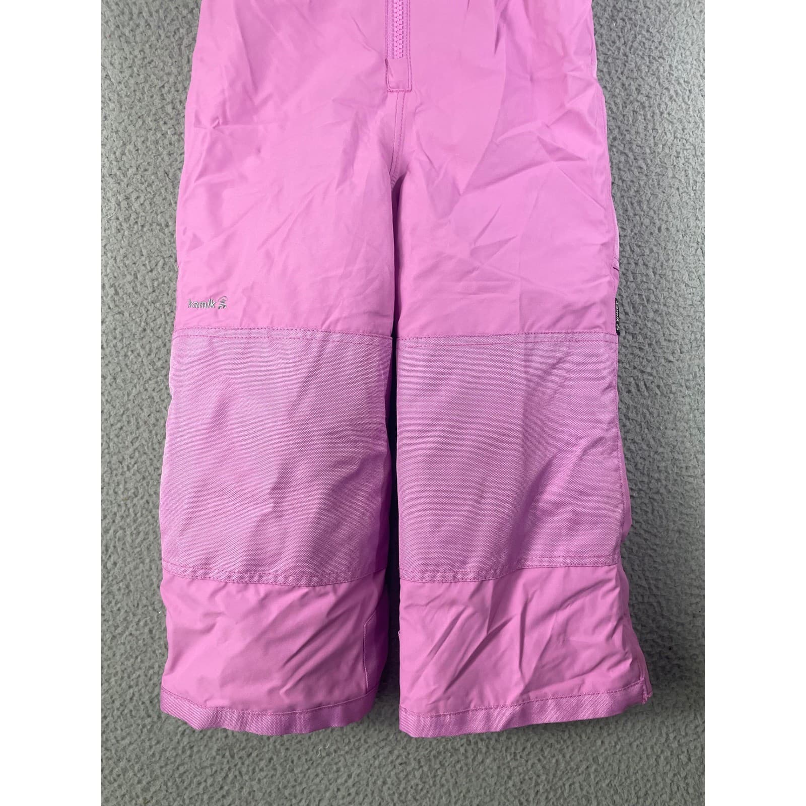 Kamik Kids Snow Bibs Size 4 Pink Insulated Ski Snow Pants Adjustable Straps - Thumbnail 10
