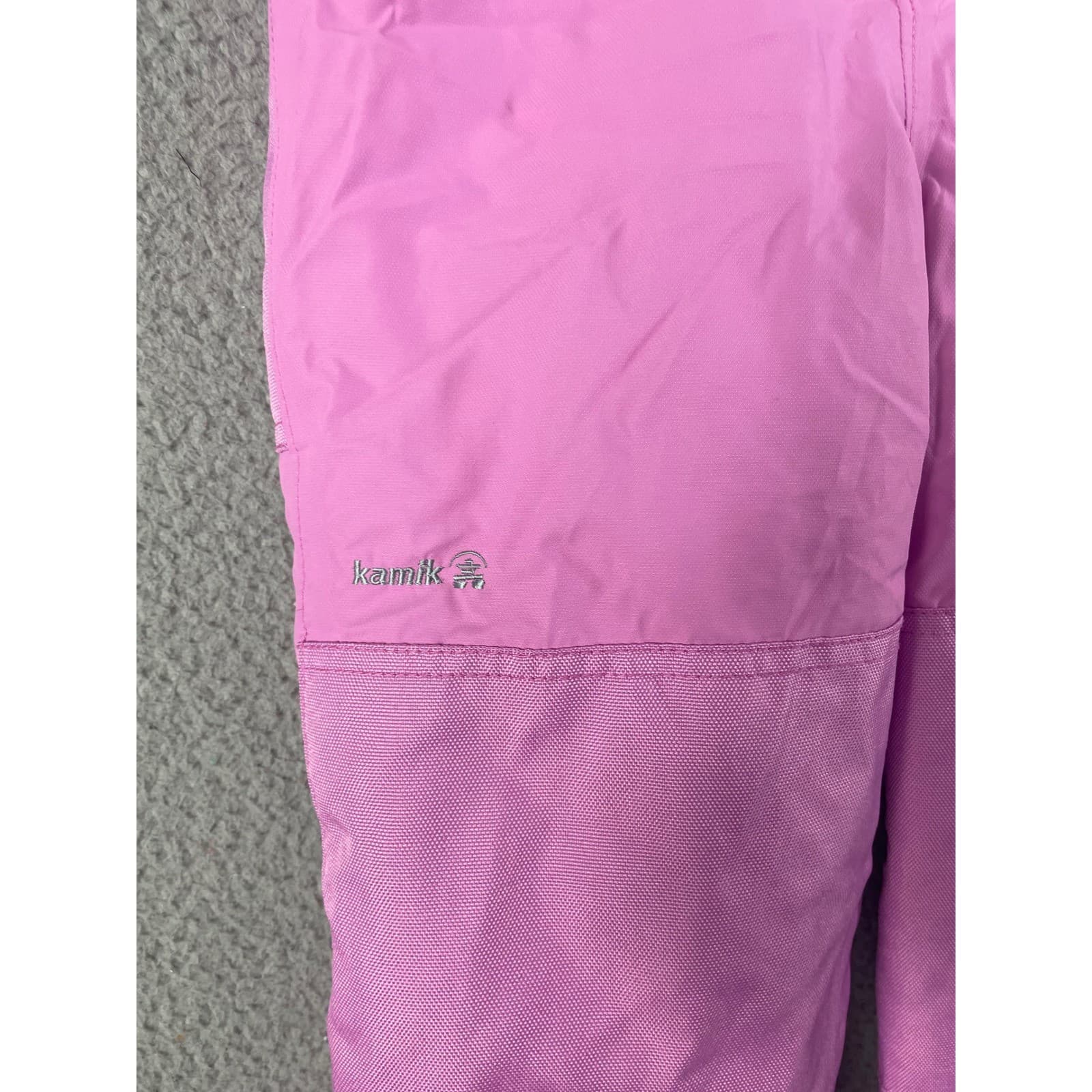 Kamik Kids Snow Bibs Size 4 Pink Insulated Ski Snow Pants Adjustable Straps - Thumbnail 9