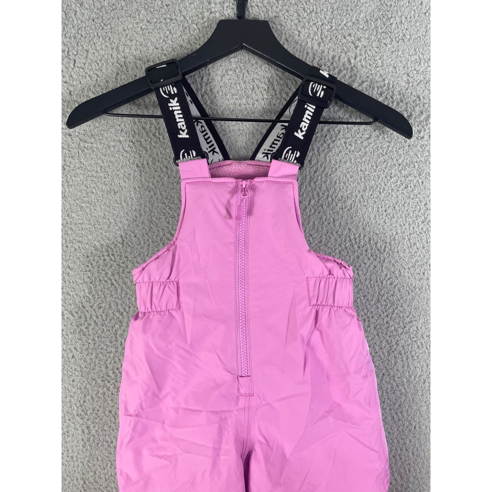 Kamik Kids Snow Bibs Size 4 Pink Insulated Ski Snow Pants Adjustable Straps - Thumbnail 6