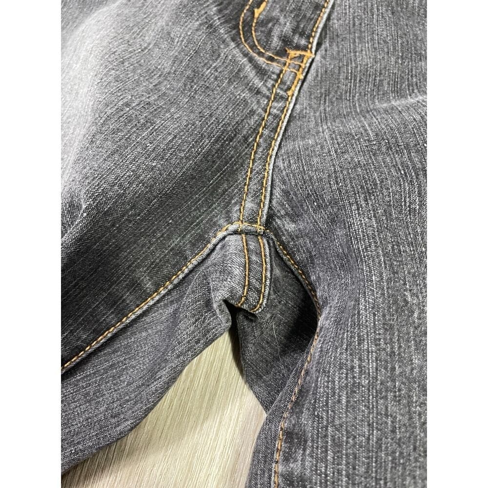 Y2K Vintage Low Rise Bootcut Jeans Women Size 11 Dark Wash Denim 2000s Rampage - Thumbnail 5