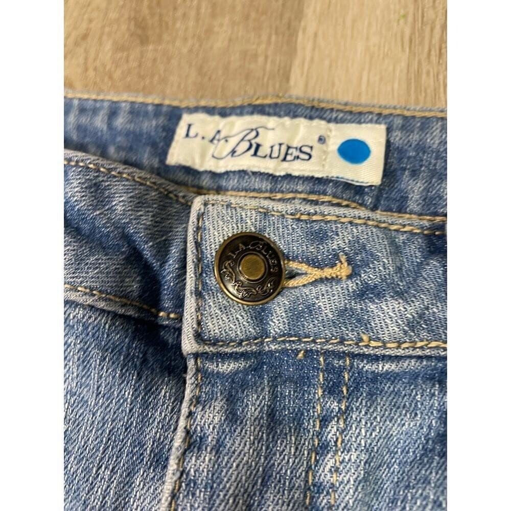 Y2K LA Blues Melrose Jeans Womens 5/6 Light Wash Bootcut Denim Hong Kong - Thumbnail 6