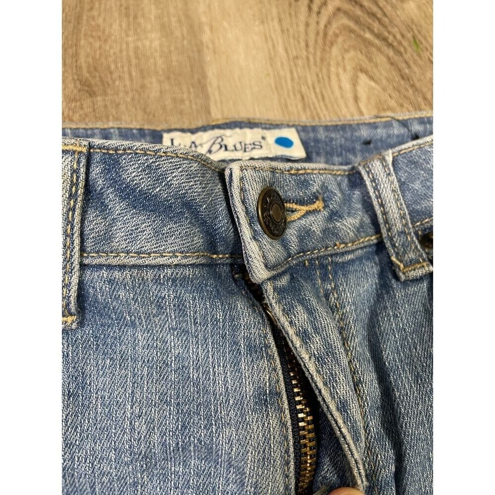 Y2K LA Blues Melrose Jeans Womens 5/6 Light Wash Bootcut Denim Hong Kong - Thumbnail 9