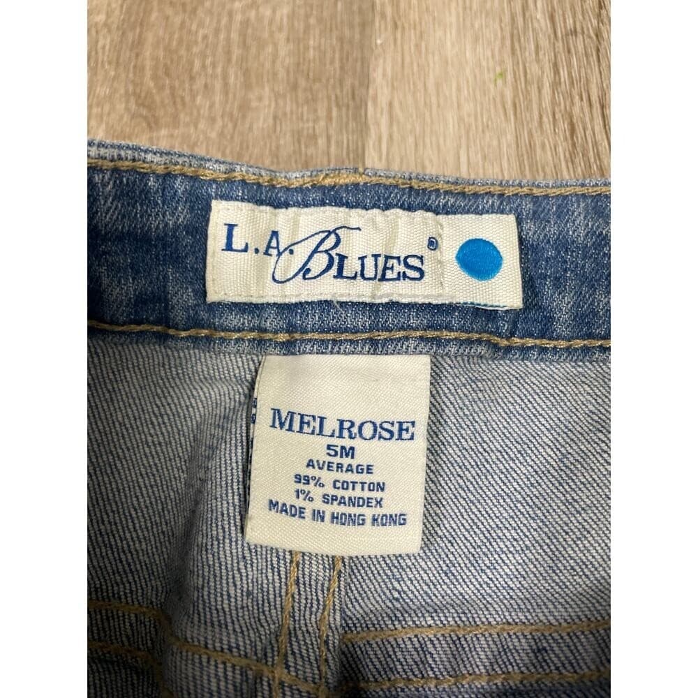 Y2K LA Blues Melrose Jeans Womens 5/6 Light Wash Bootcut Denim Hong Kong - Thumbnail 7