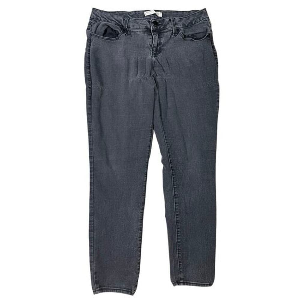 No Boundaries High Rise Skinny Jeans Juniors 15 Black Faded Charcoal Stretch - Thumbnail 2