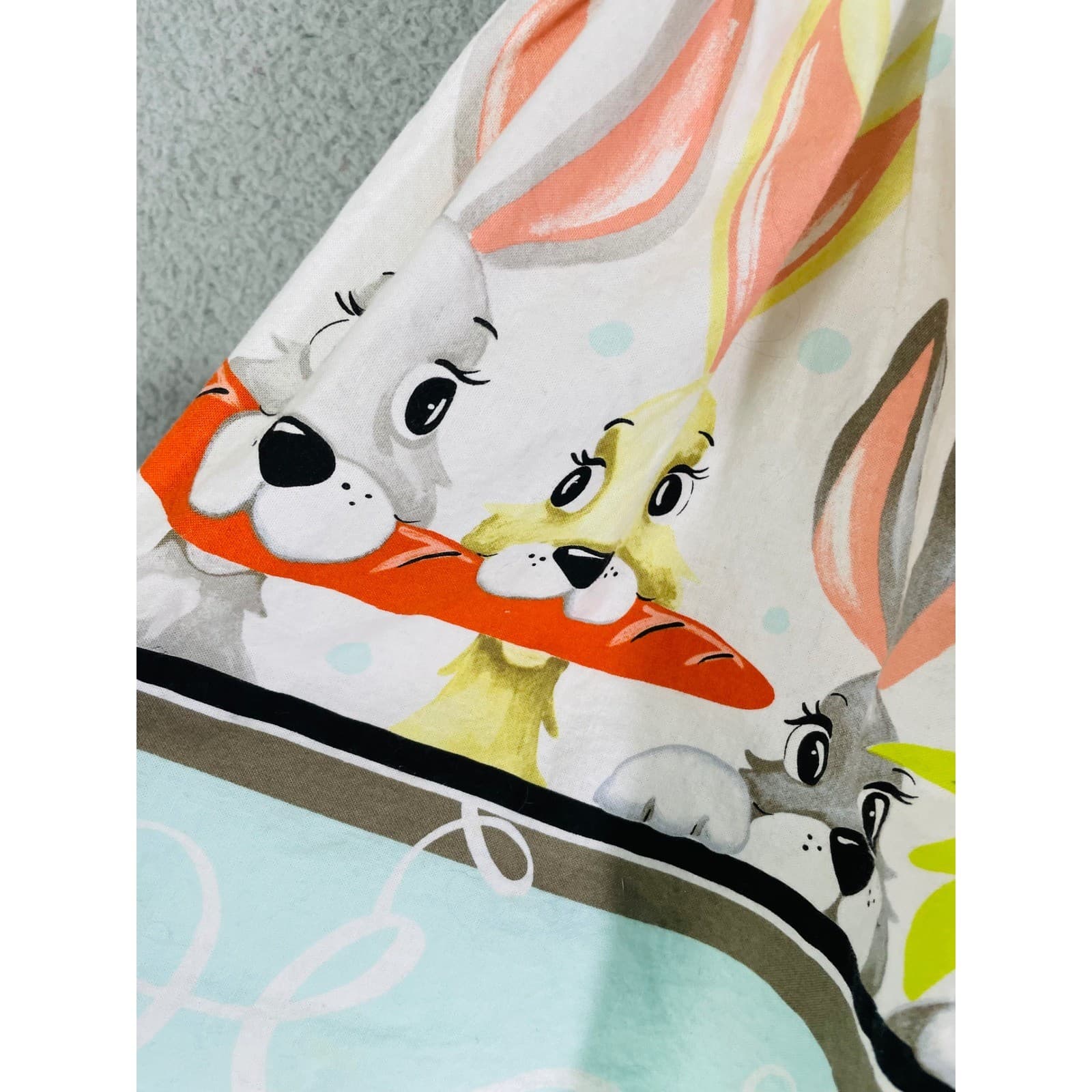 Handmade Easter Bunny Rabbit Dress Girls Size 7 Spring Holiday Cute Boutique - Thumbnail 7