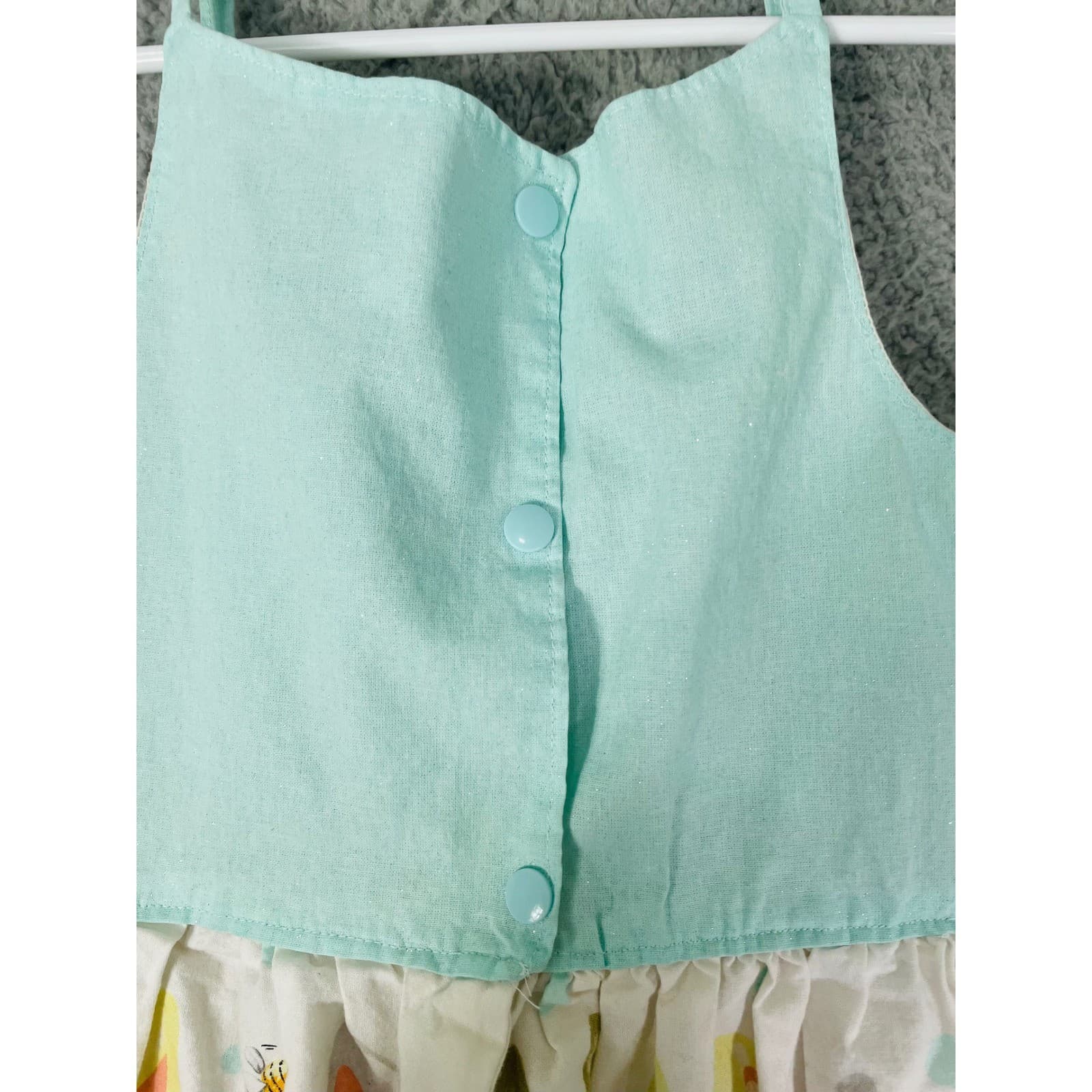 Handmade Easter Bunny Rabbit Dress Girls Size 7 Spring Holiday Cute Boutique - Thumbnail 11