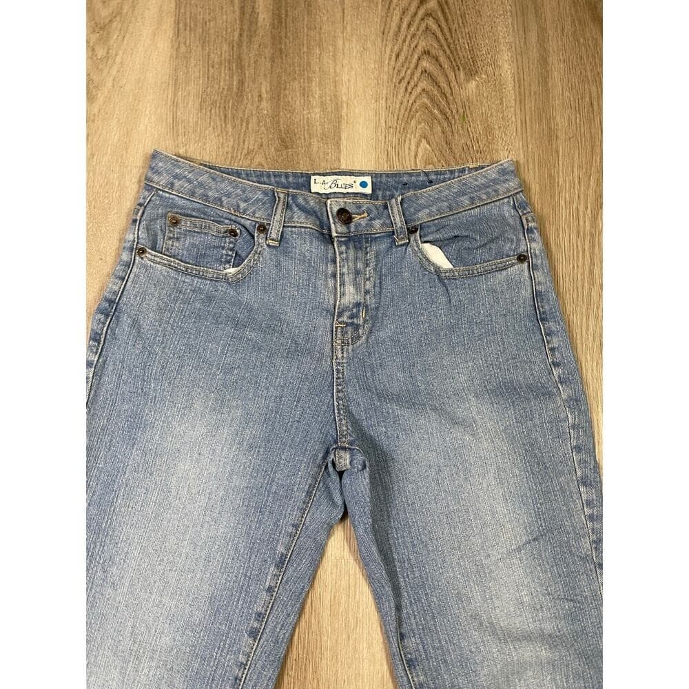Y2K LA Blues Melrose Jeans Womens 5/6 Light Wash Bootcut Denim Hong Kong - Thumbnail 5