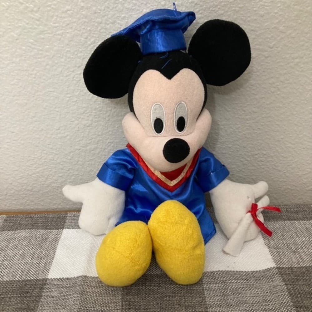 Disney Mickey Mouse Graduation Plush 2004 Stuffed Animal Toy Collectible - Thumbnail 3