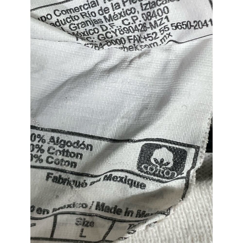 Mexico Map Graphic T Shirt Mens L White Cozumel Cancun Souvenir Travel Tee - Thumbnail 6