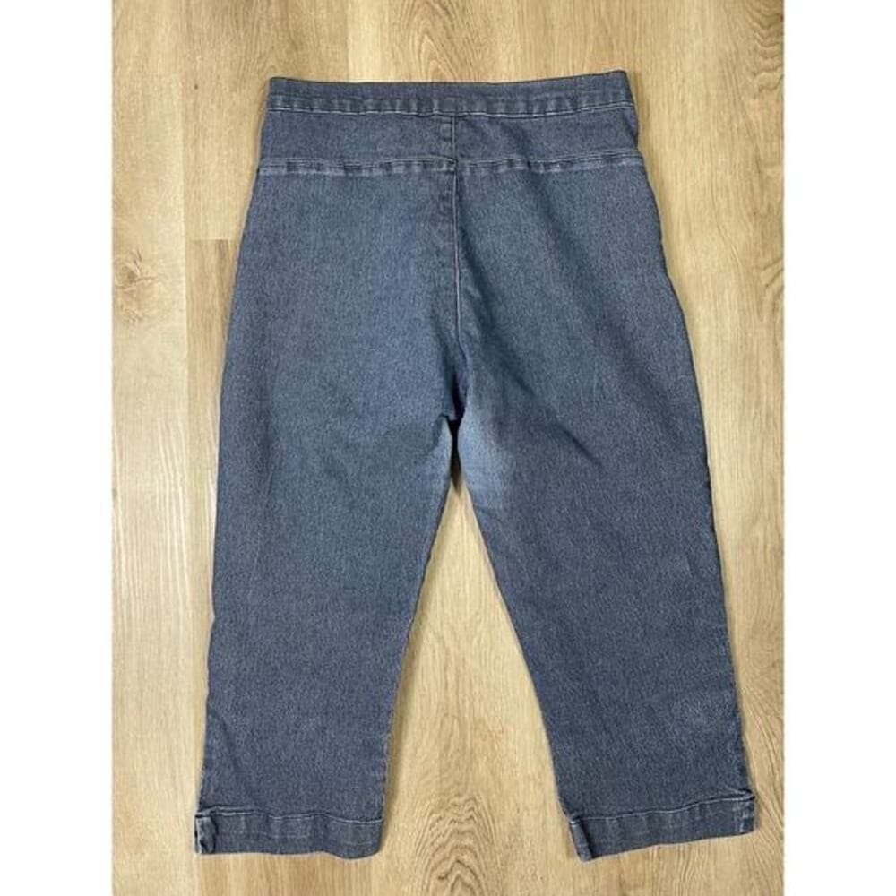 Vintage Y2K Xhilaration Stretch Denim Capri Jeans Women 11 Blue Cropped Pants - Thumbnail 11