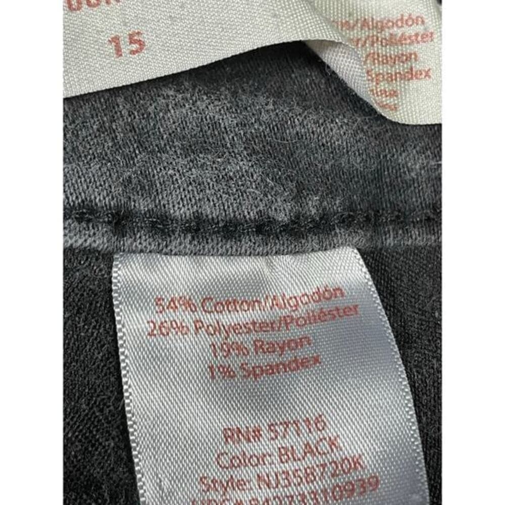 No Boundaries High Rise Skinny Jeans Juniors 15 Black Faded Charcoal Stretch - Thumbnail 8