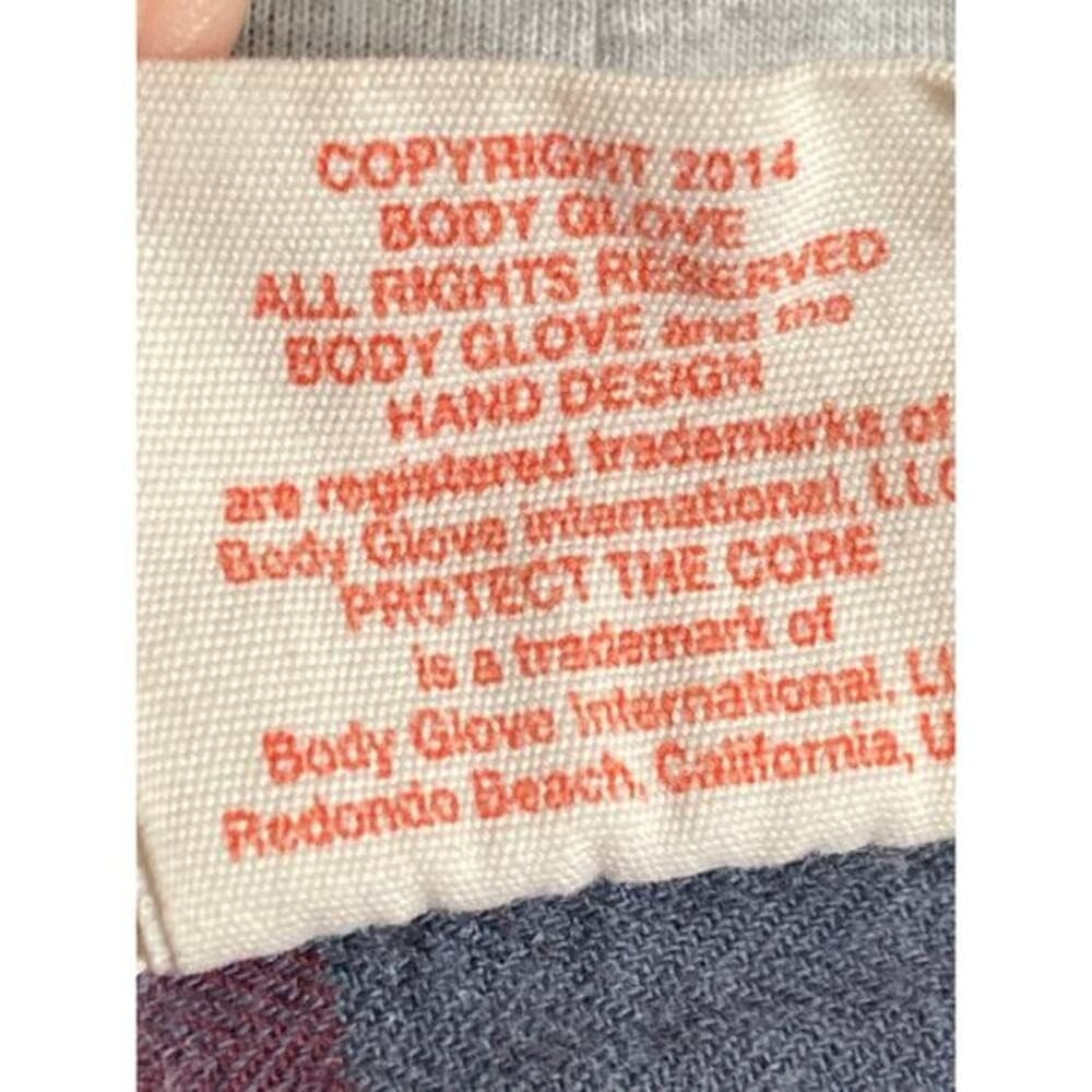 Vintage Body Glove Plaid Hoodie Mens XL Thermal Lined Surf Skate Grunge Y2K - Thumbnail 4