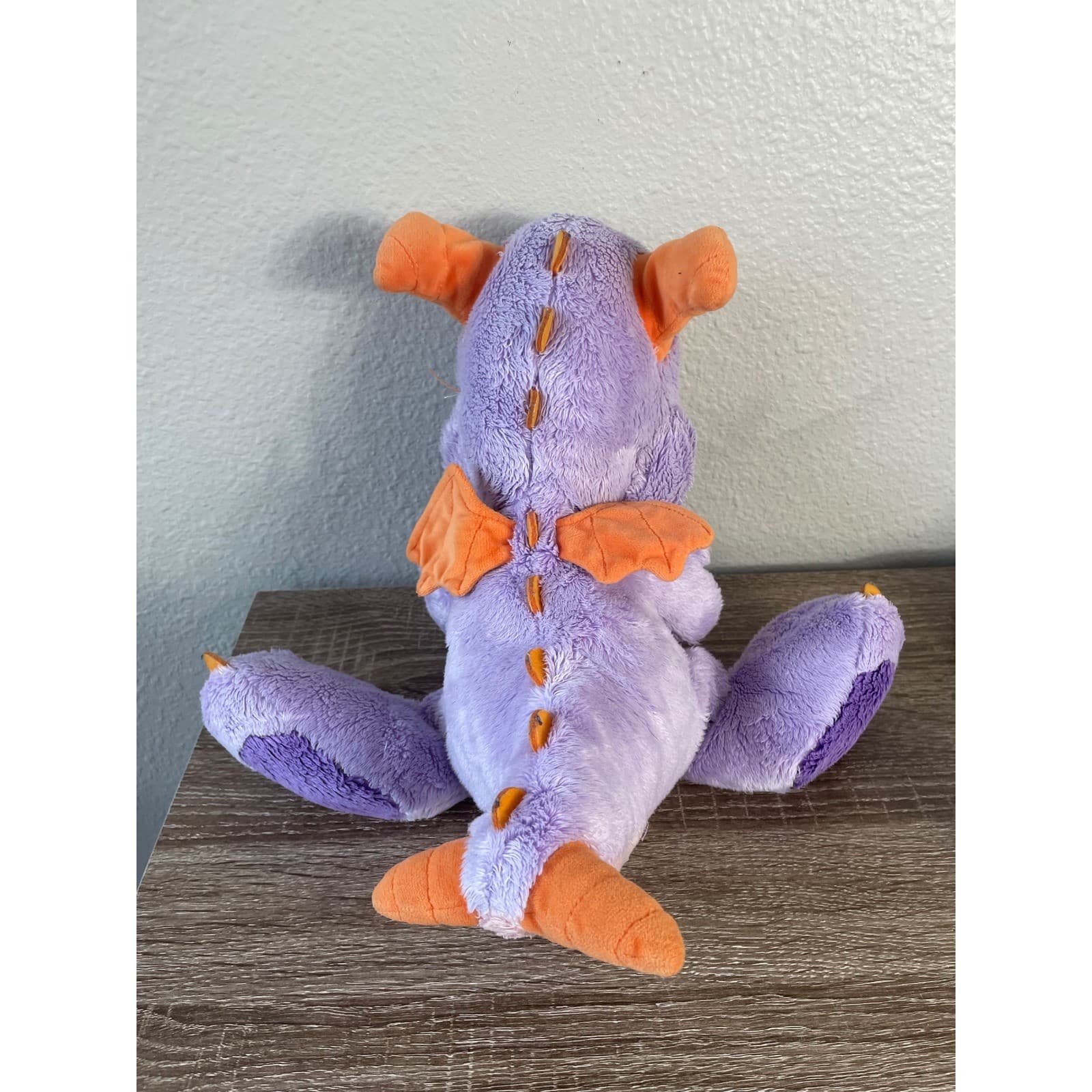 Disney Figment Plush Dragon EPCOT Imagination Purple 13” Parks Toy - Thumbnail 11