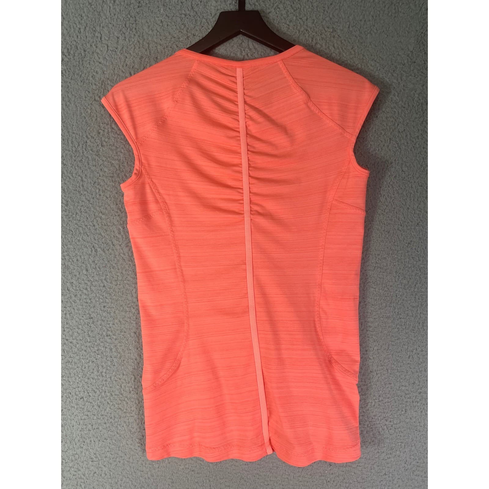 Athleta Pacifika Tank Womens S Coral Pink UPF 50 Zip Athletic Running Top - Thumbnail 7