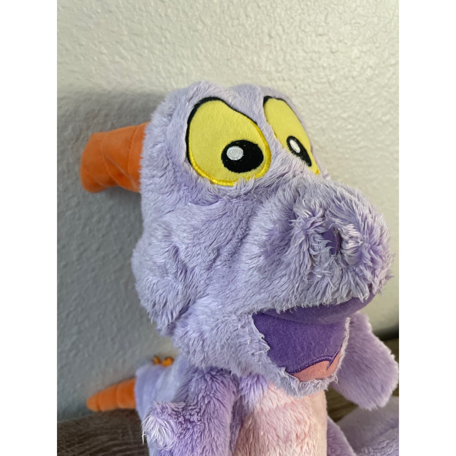 Disney Figment Plush Dragon EPCOT Imagination Purple 13” Parks Toy - Thumbnail 6