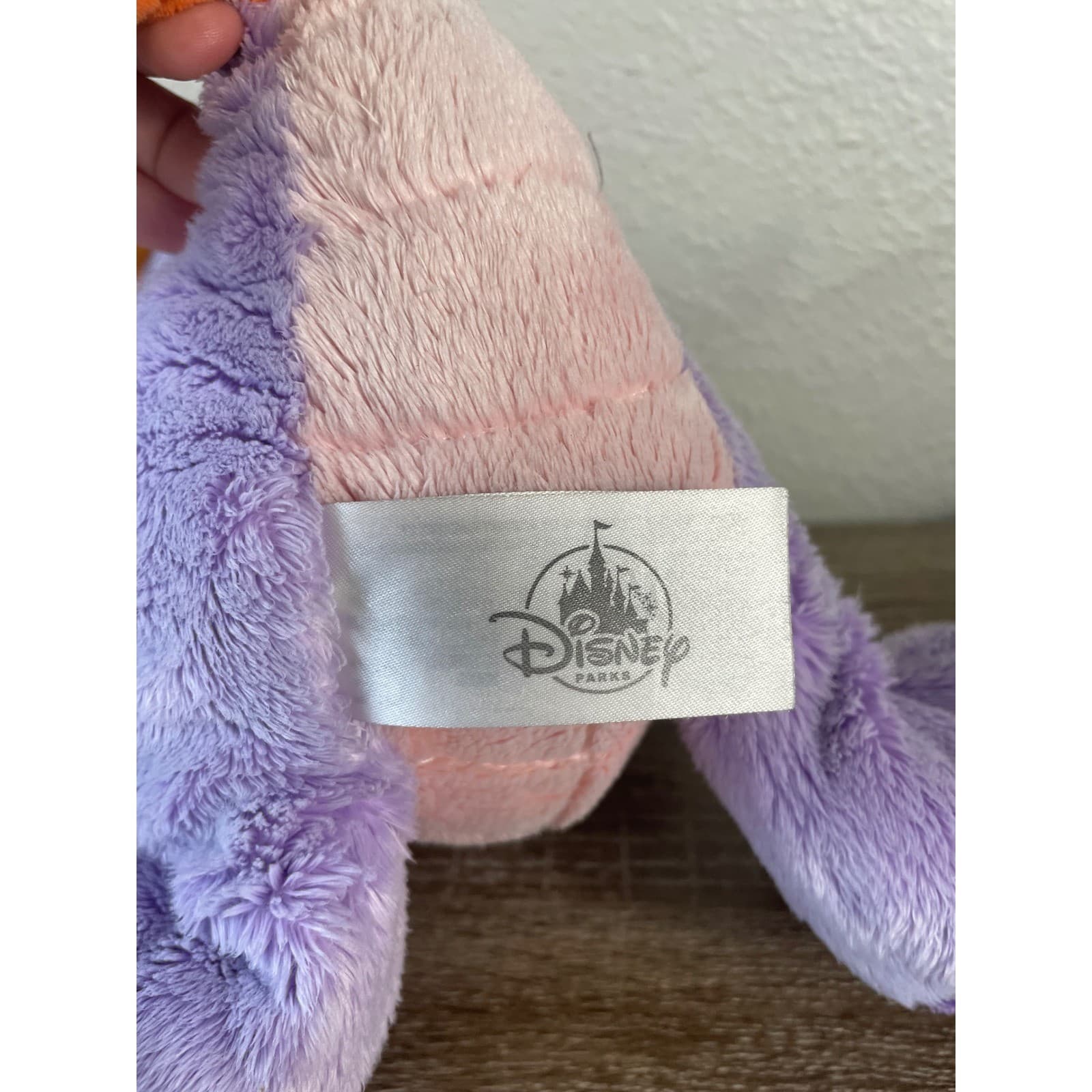 Disney Figment Plush Dragon EPCOT Imagination Purple 13” Parks Toy - Thumbnail 2