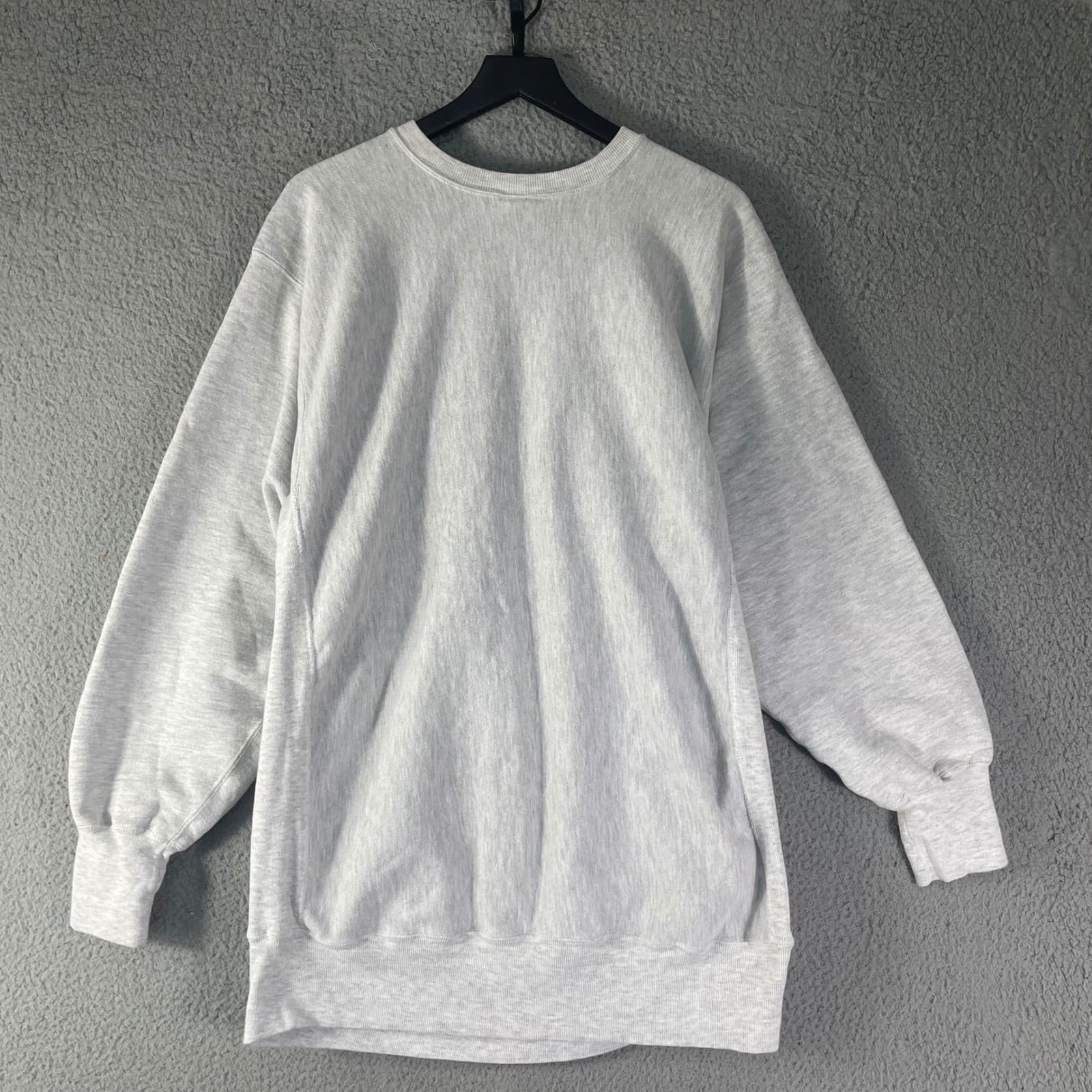 Vintage Champion Reverse Weave Texas Sweatshirt 3XL Longhorns Gray 90s USA - Thumbnail 10