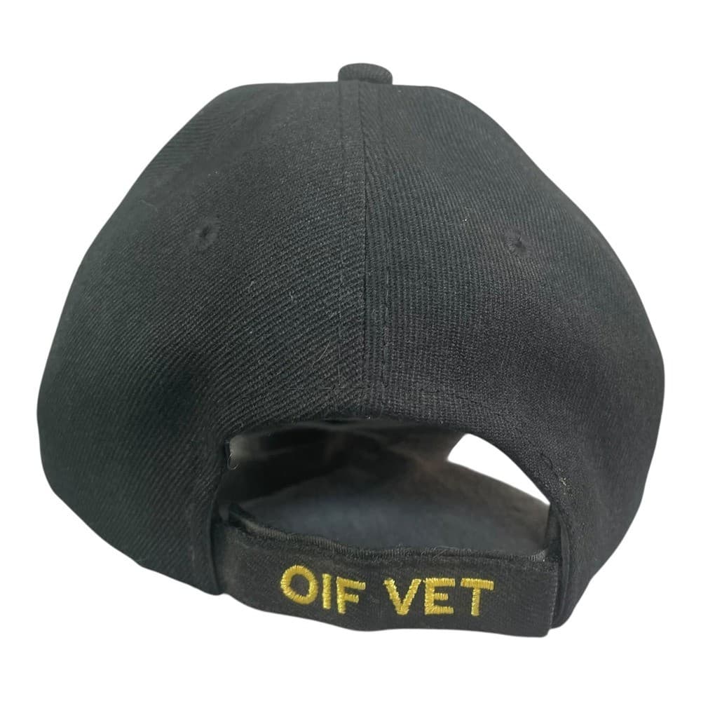 Operation Iraqi Freedom Veteran Baseball Hat Black OIF Military Snapback Cap - Thumbnail 7