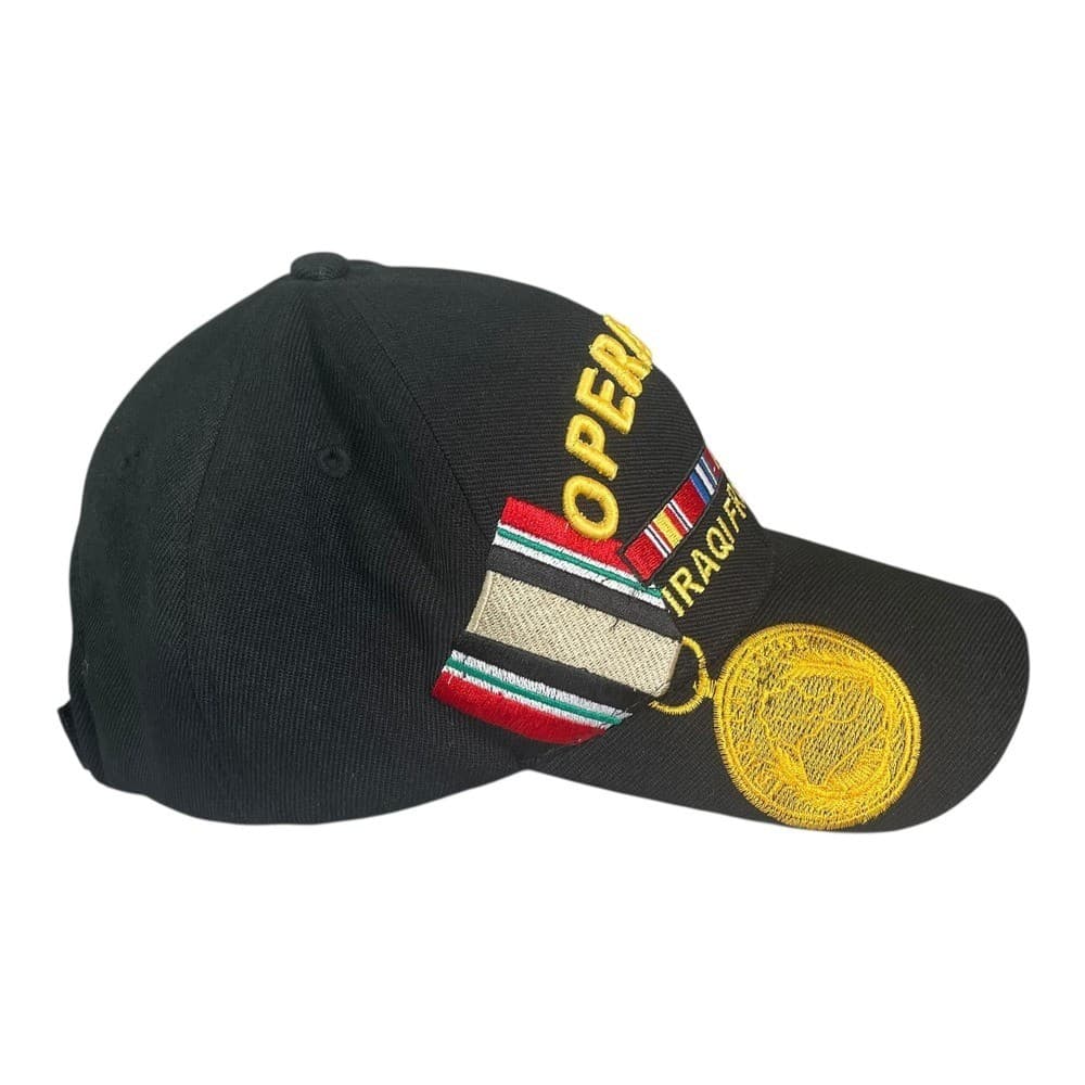 Operation Iraqi Freedom Veteran Baseball Hat Black OIF Military Snapback Cap - Thumbnail 10