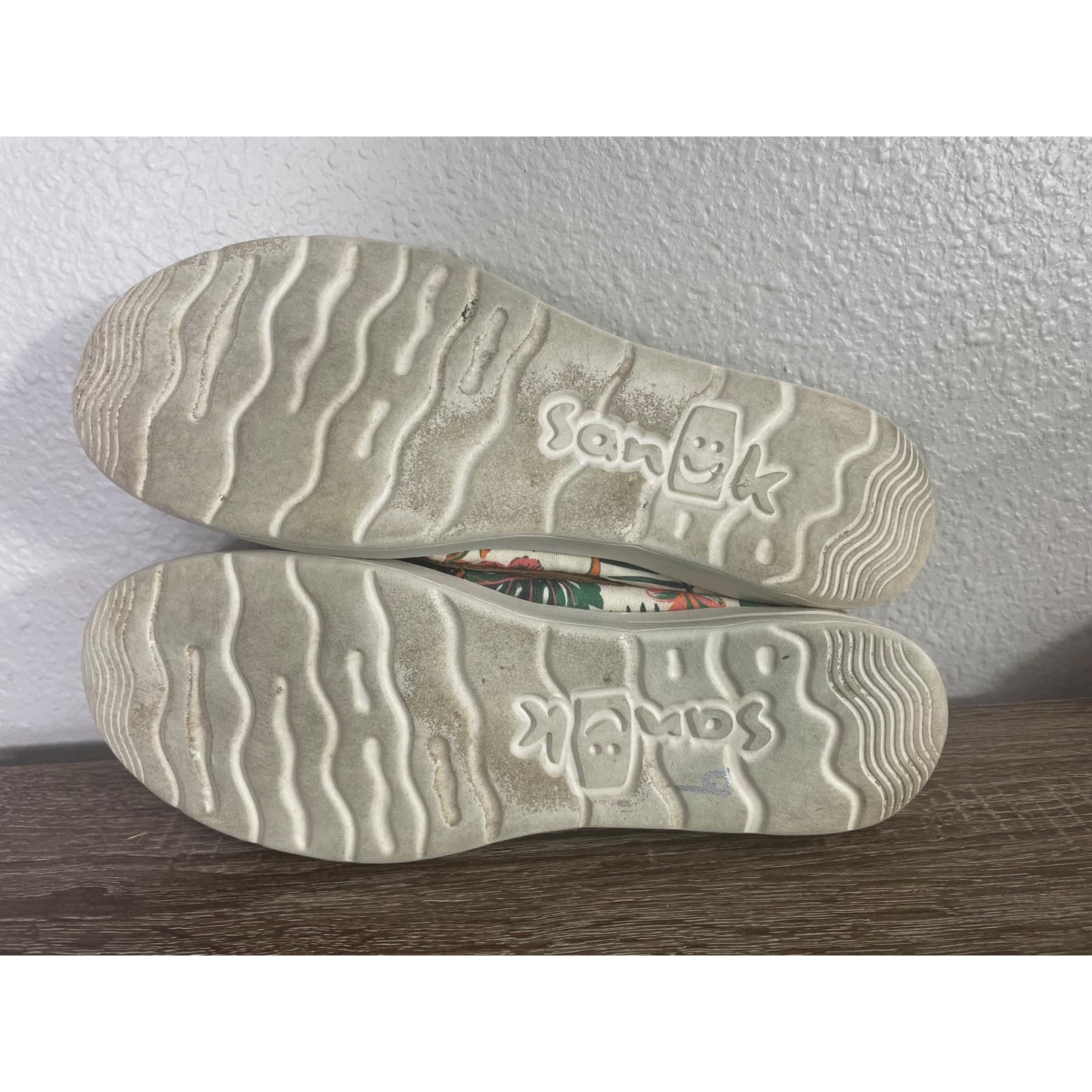 Sanuk Pair O Sail Lite Floral Boat Shoes Womens 10 Canvas Slip On Beach - Thumbnail 11