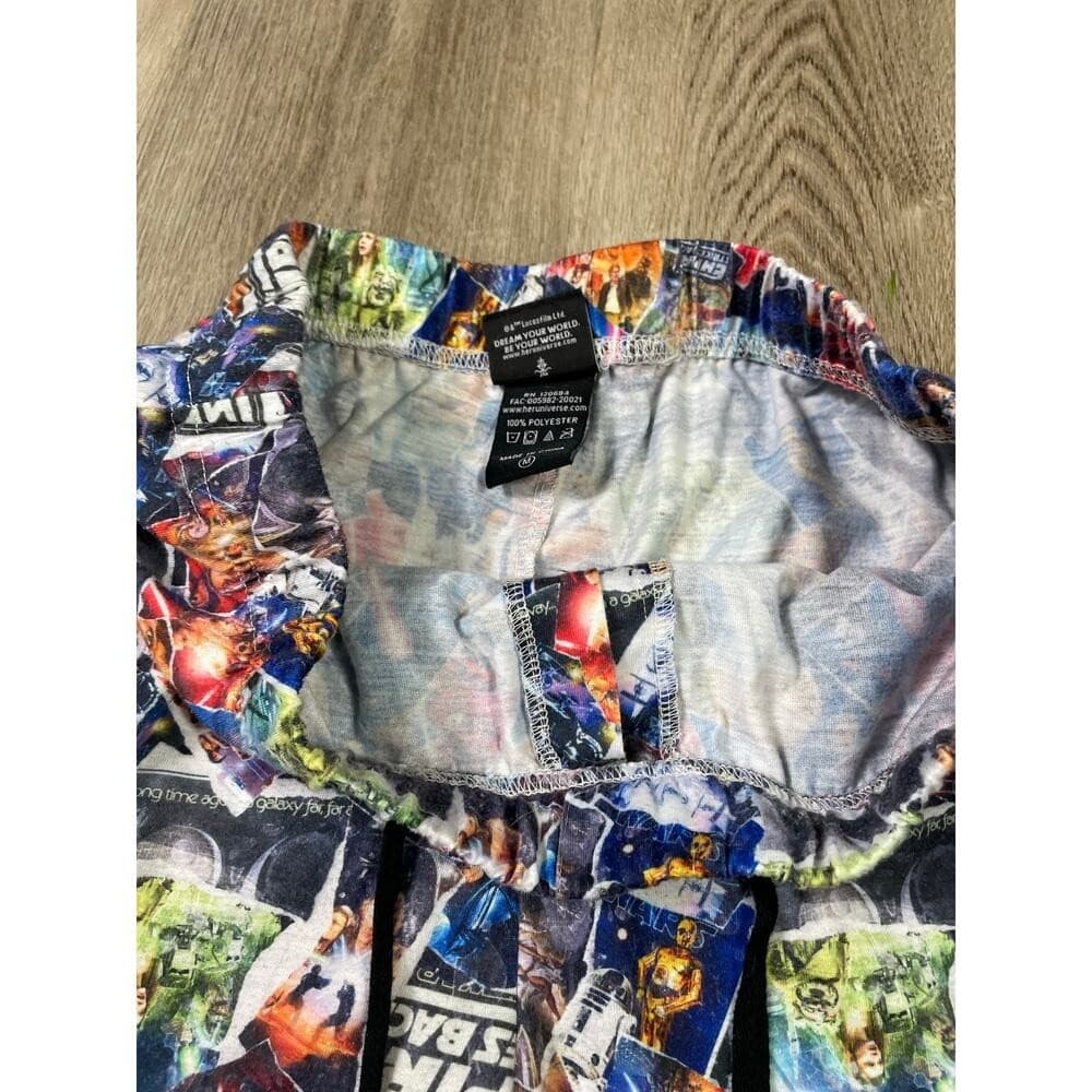 Star Wars Our Universe Pajama Pants Men M Disney Parks Comic Collage AOP Lounge - Thumbnail 5