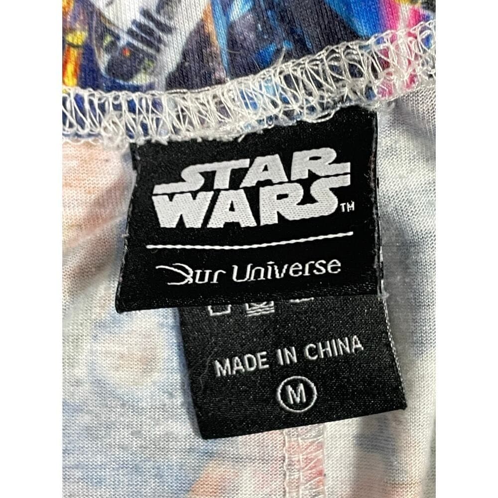 Star Wars Our Universe Pajama Pants Men M Disney Parks Comic Collage AOP Lounge - Thumbnail 3