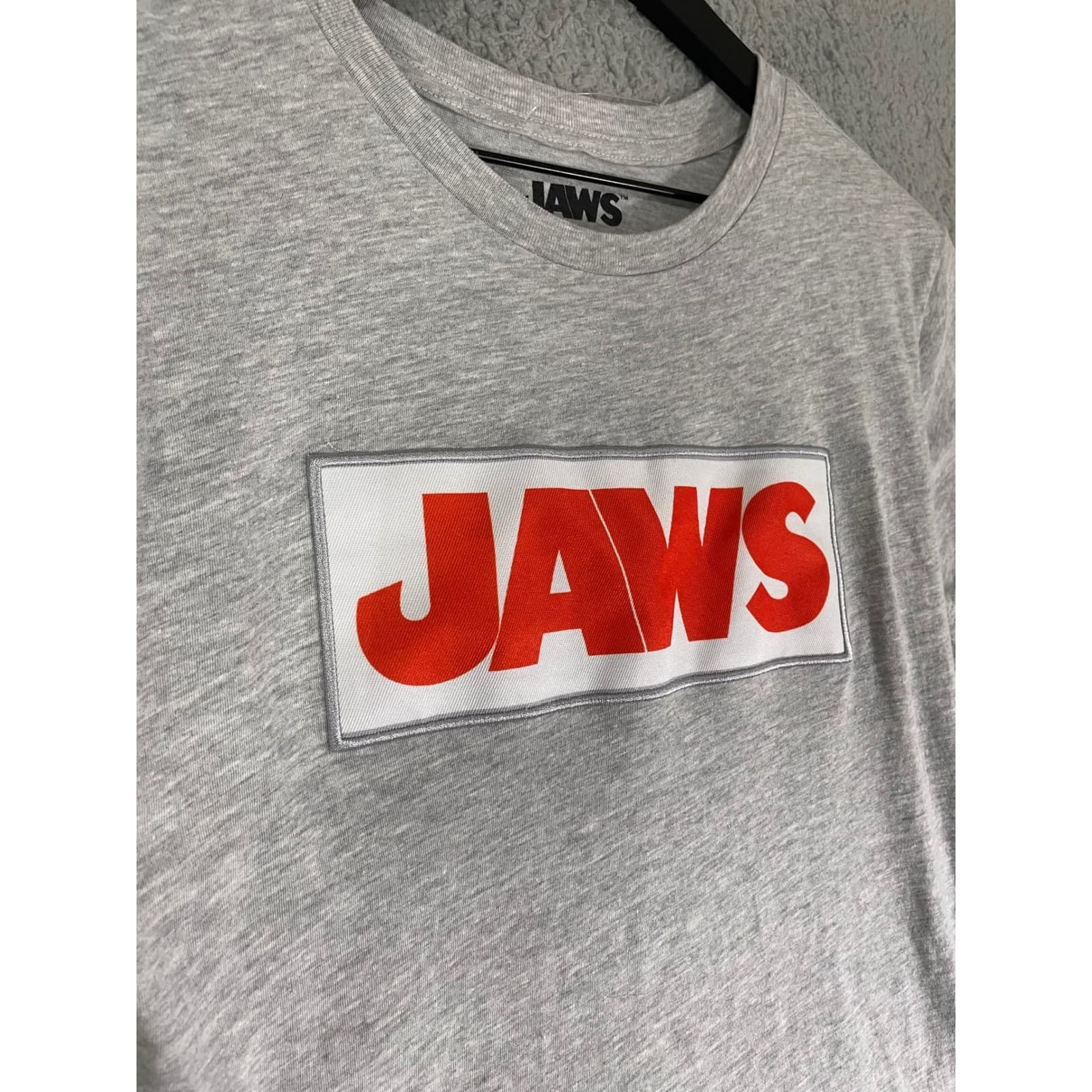Jaws Universal Studios Shirt Women S Gray Double Sided Movie Graphic Tee - Thumbnail 5