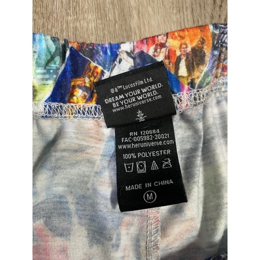 Star Wars Our Universe Pajama Pants Men M Disney Parks Comic Collage AOP Lounge - Thumbnail 4