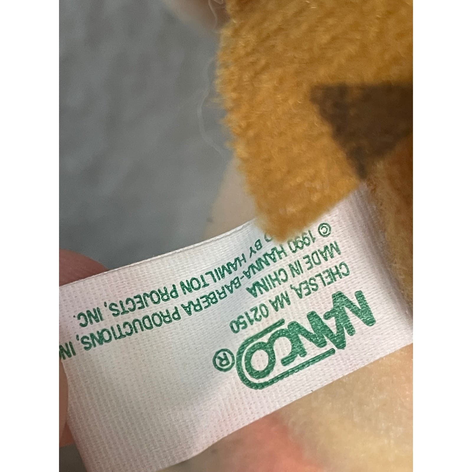Vintage Nanco Flintstones Bamm Bamm Plush 10" NWT Hanna Barbera 1990 Toy - Thumbnail 5