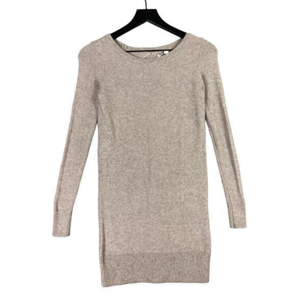 American Eagle Outfitters Women's Beige Pullover Midi Sweater XS Long Sleeve - Thumbnail 2