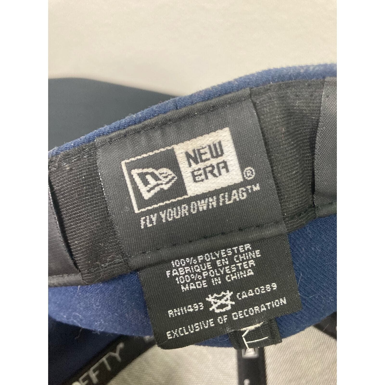 New Era 59FIFTY New England Patriots Navy Khaki Camo Brim NFL Fitted Hat 7 1/4 - Thumbnail 5