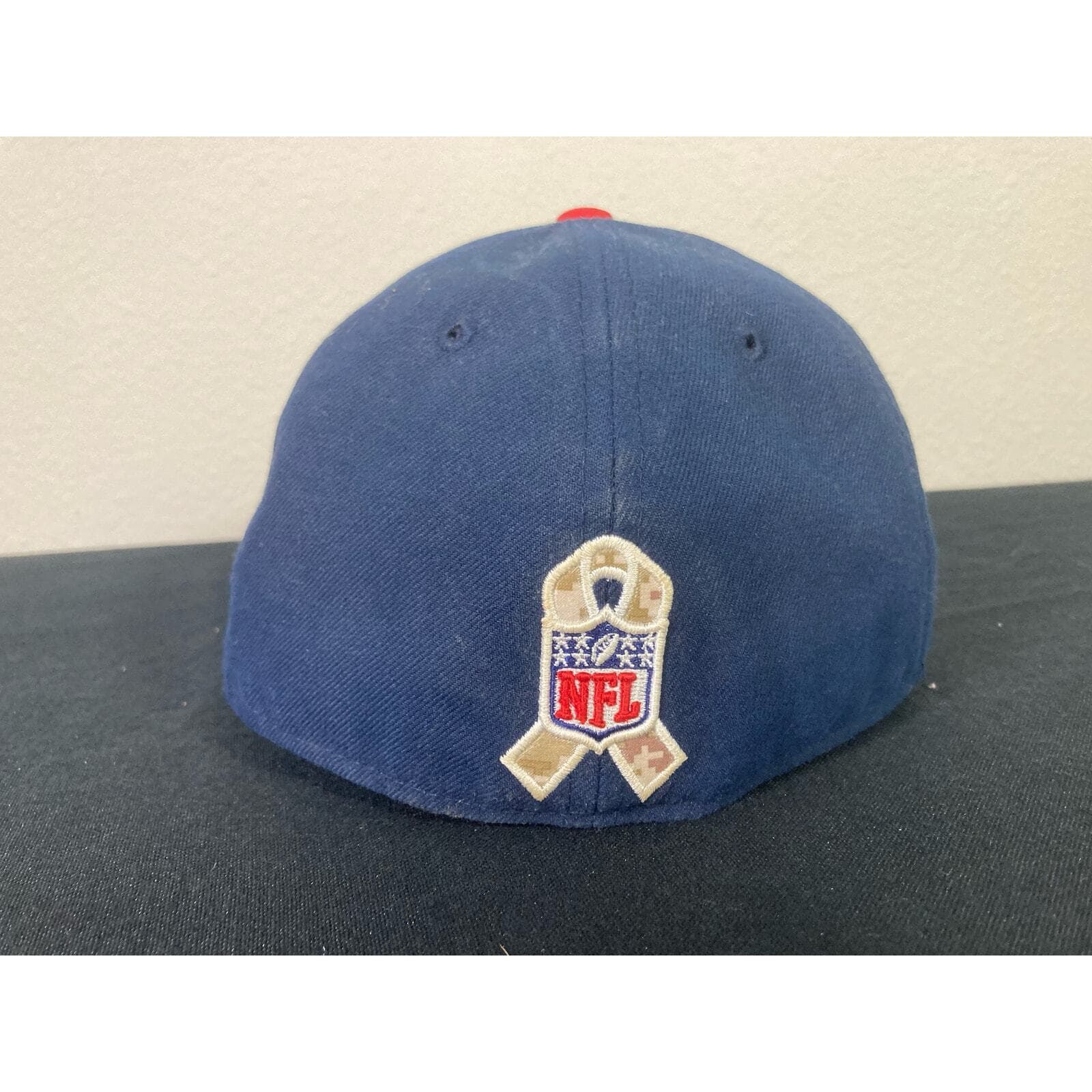 New Era 59FIFTY New England Patriots Navy Khaki Camo Brim NFL Fitted Hat 7 1/4 - Thumbnail 11